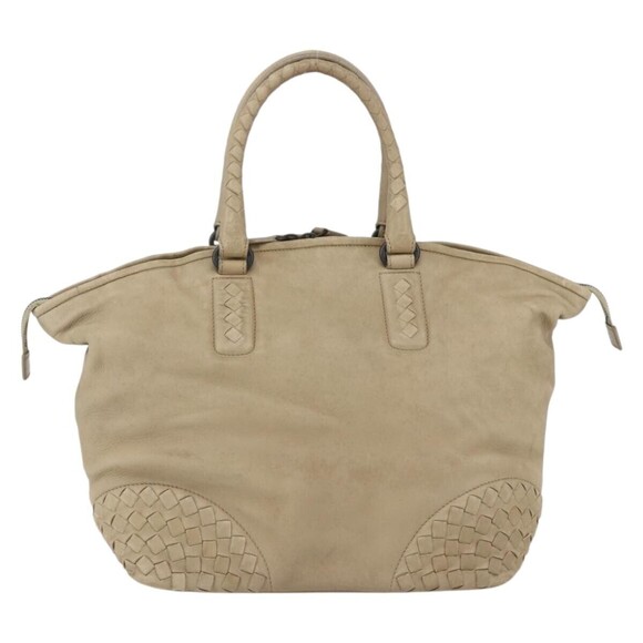 Bottega Veneta Handbags - Bottega Veneta Zip Top Leather with Intrecciato Detail Large